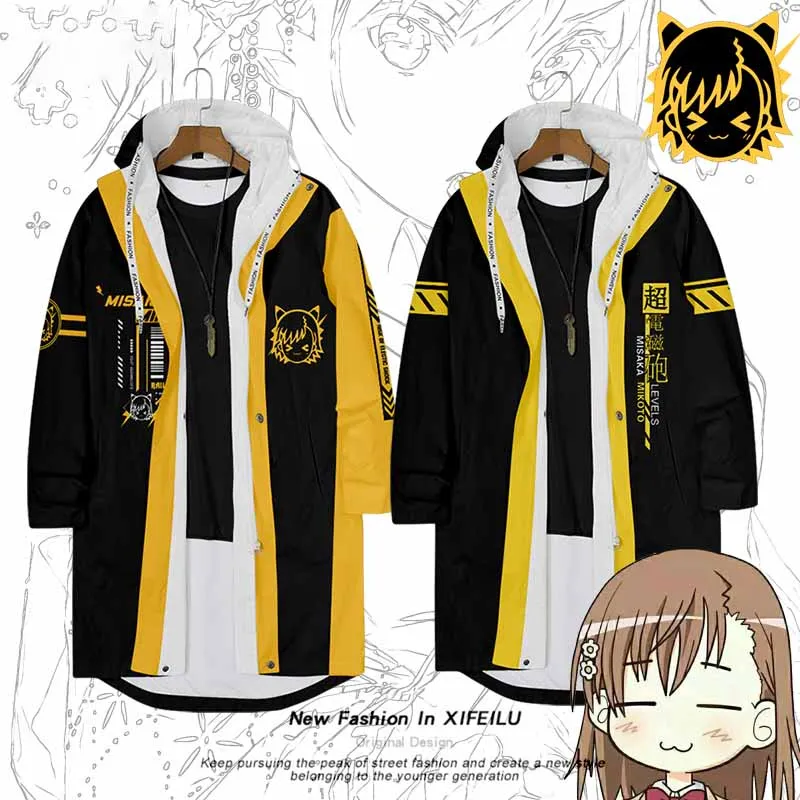 Anime A Certain Magical Index Misaka Mikoto Medium Windbreaker Coat Autumn Winter Unisex Outerwear Loose Tops Jacket Cosplay
Anime A Certain Magical Index Misaka Mikoto Medium Windbreaker Coat Autumn Winter Unisex Outerwear Loose Tops Jacket Cosplay