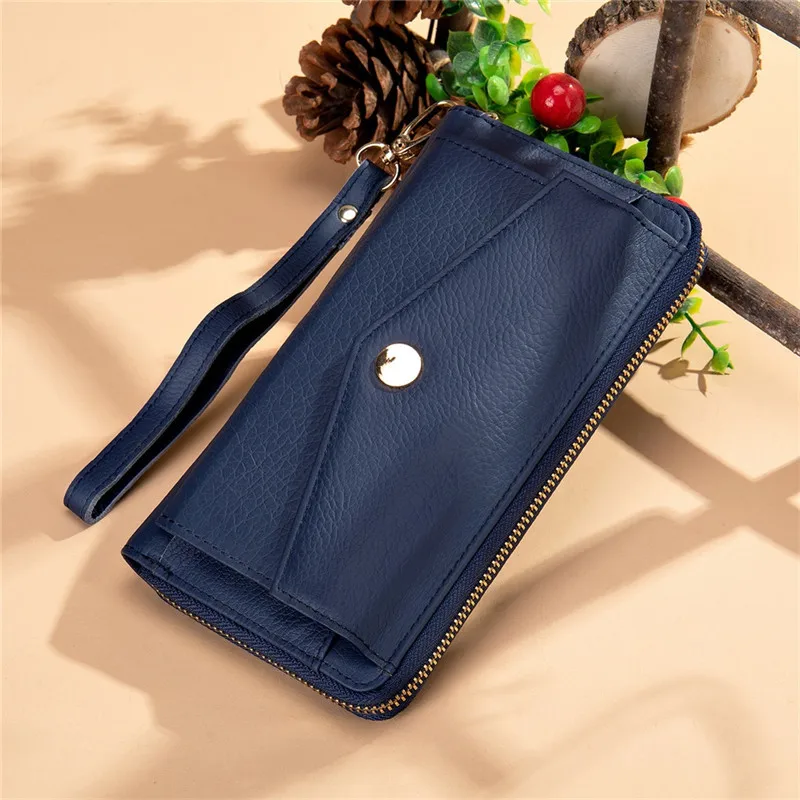 Brand Design Genuine Leather Women Long Purse Female Clutches Money Wallets Handbag For Cell Phone Card Holder Wallet
Brand Design Genuine Leather Women Long Purse Female Clutches Money Wallets Handbag For Cell Phone Card Holder Wallet