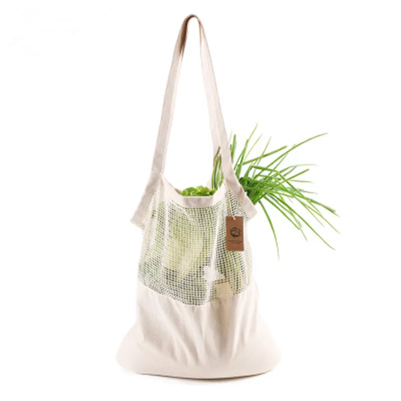 Eco-friendly Cotton Shopping Bag Ecobag Fruits And Vegetables Shoulder Cotton Mesh Bag Long Portable Cotton Mesh Bag
Eco-friendly Cotton Shopping Bag Ecobag Fruits And Vegetables Shoulder Cotton Mesh Bag Long Portable Cotton Mesh Bag