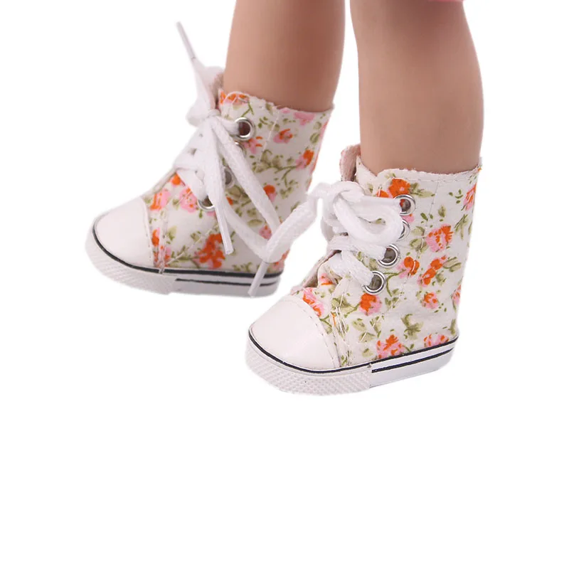Doll Shoes 5.5 Cm Long And 3 Cm Wide High-Top Canvas Shoes For 14 Inch Baby New Born Doll Clothes Accessories Girl`s Toys
Doll Shoes 5.5 Cm Long And 3 Cm Wide High-Top Canvas Shoes For 14 Inch Baby New Born Doll Clothes Accessories Girl`s Toys