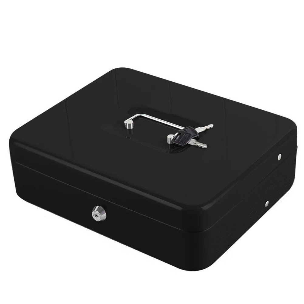 High quality Portable Security Lockable Cash Box Tiered Tray Money Drawer Safe Storage Cash Box Black Home Office Container Tool
High quality Portable Security Lockable Cash Box Tiered Tray Money Drawer Safe Storage Cash Box Black Home Office Container Tool