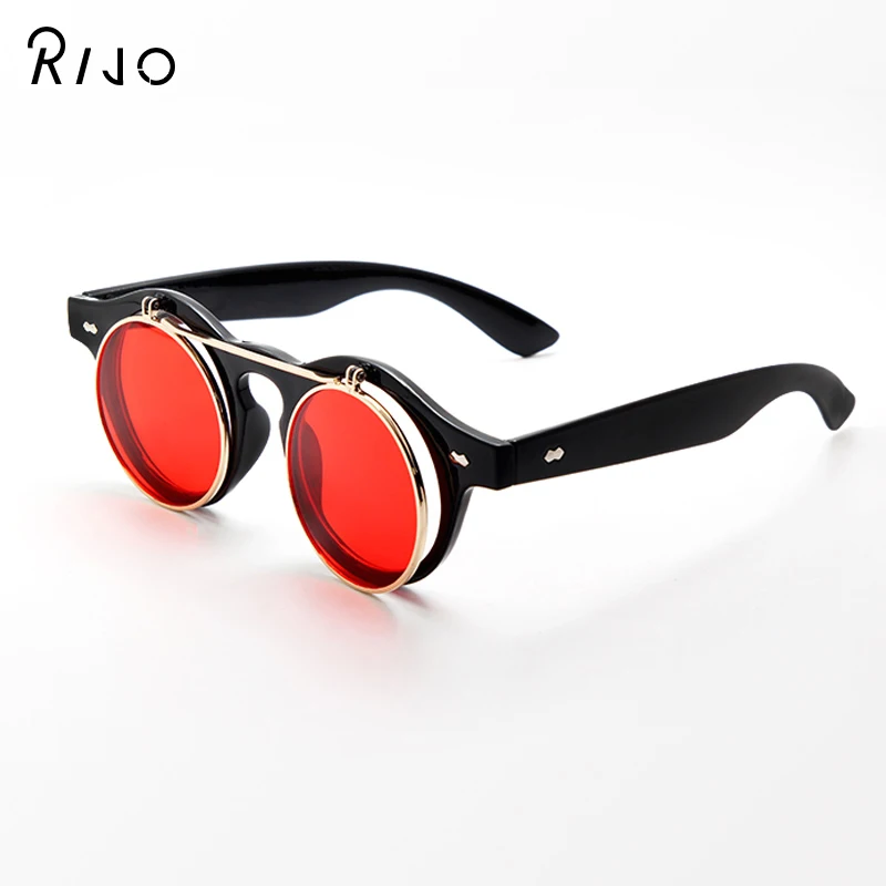 JackJad 2021 Fashion Vintage Round SteamPunk Flip Up Sunglasses Classic Double Layer Clamshell Design Sun Glasses Oculos De Sol
JackJad 2021 Fashion Vintage Round SteamPunk Flip Up Sunglasses Classic Double Layer Clamshell Design Sun Glasses Oculos De Sol