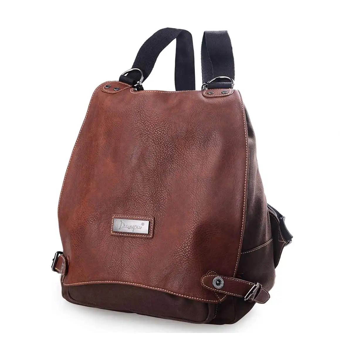 Новый Ретро женский рюкзак mochila feminina Повседневный многофункциональный кожаный