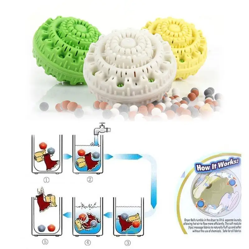 Washing Balls Dryer Balls Home Daily Necessities Laundry Ball TPR Creative Reusable Practical Nanoscale Ceramics
Washing Balls Dryer Balls Home Daily Necessities Laundry Ball TPR Creative Reusable Practical Nanoscale Ceramics