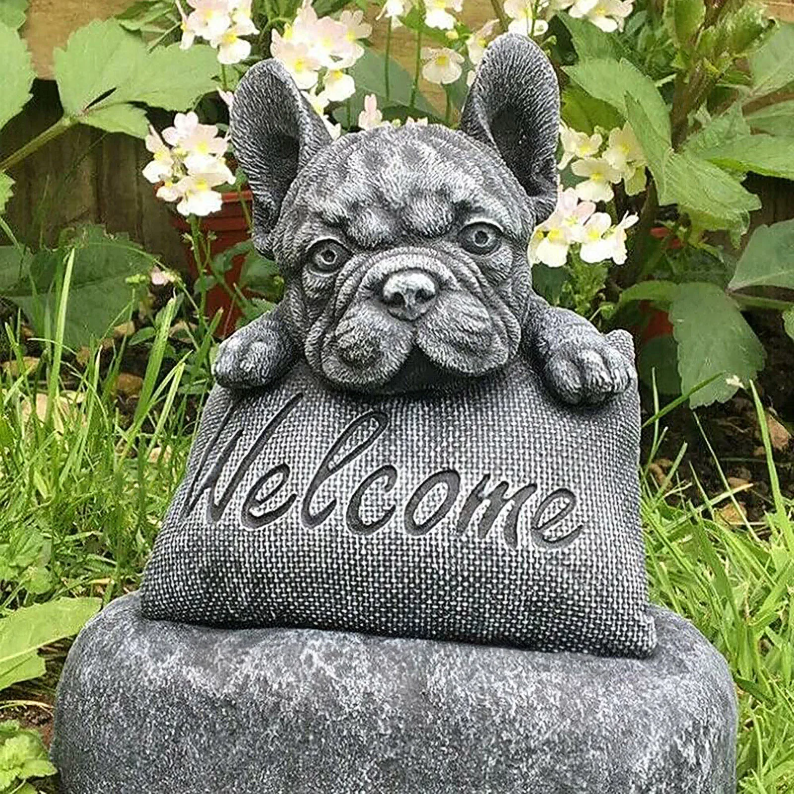 2021 New Cute French-Bulldog Welcome On A Plinth Home Or Garden Decoration Yard Garden Decor Sculpture Garden Decor Statue
2021 New Cute French-Bulldog Welcome On A Plinth Home Or Garden Decoration Yard Garden Decor Sculpture Garden Decor Statue