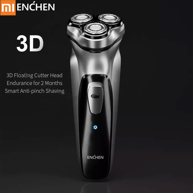 Электробритва Xiaomi Enchen BlackStone 3D в наличии Мужская моющаяся бритва типа с