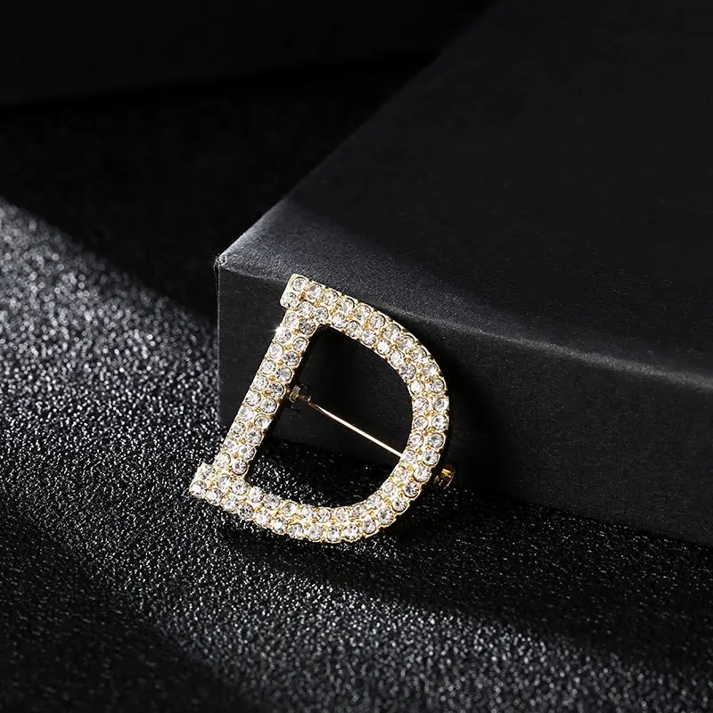 Letter D Full Crystal Rhinestone Brooches for Women Coat Lapel Pins Jewlery Broche Strass Scarf Buckle Brooch Womens Accessories
Letter D Full Crystal Rhinestone Brooches for Women Coat Lapel Pins Jewlery Broche Strass Scarf Buckle Brooch Womens Accessories