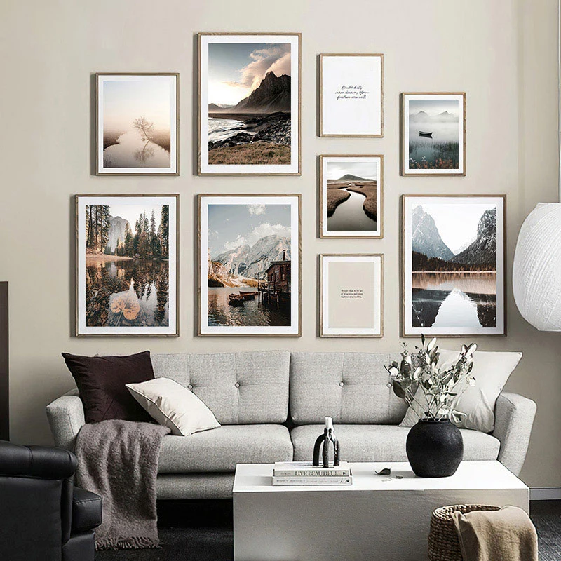 Nordic Style Morning Sunrise Nature Landscape Canvas Painting Mountain Lake Art Poster & Print Gallery Wall Decoration Pictures
Nordic Style Morning Sunrise Nature Landscape Canvas Painting Mountain Lake Art Poster & Print Gallery Wall Decoration Pictures
