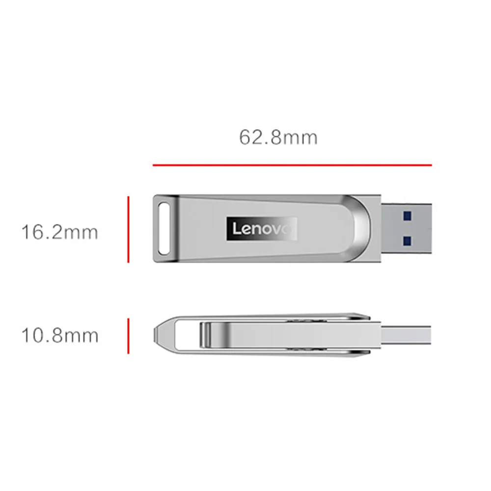 Lenovo X3 32/ 64/ 128G USB3.1 Flash Drive Zinc Alloy 90-120MB/S U Disk Memory for Laptop PC Support Windows XP/Vista /Win7/8/10
Lenovo X3 32/ 64/ 128G USB3.1 Flash Drive Zinc Alloy 90-120MB/S U Disk Memory for Laptop PC Support Windows XP/Vista /Win7/8/10