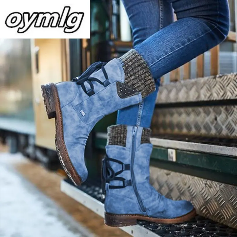 2020 Women Winter Mid-Calf Boot Flock Winter Shoes Ladies Fashion Snow Boots Shoes Thigh High Suede Warm Botas Zapatos De Mujer
2020 Women Winter Mid-Calf Boot Flock Winter Shoes Ladies Fashion Snow Boots Shoes Thigh High Suede Warm Botas Zapatos De Mujer
