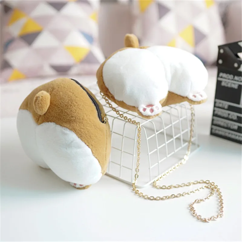 Corgi dog plush fashion backpack coin purse one-shoulder high-end atmosphere goddess essential gift fabric comfortable and soft
Corgi dog plush fashion backpack coin purse one-shoulder high-end atmosphere goddess essential gift fabric comfortable and soft