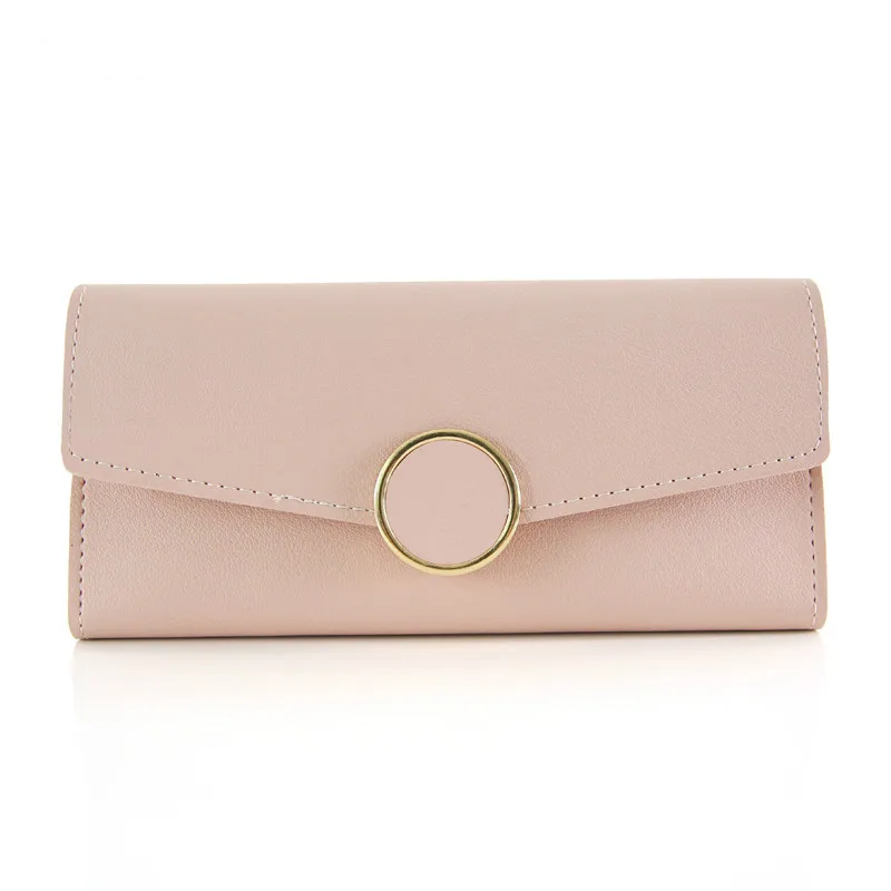 New Fashion Wallet Leather Women Wallets Long Pu Leather Purse Zipper Metal Circle Decor Wallets Female Hasp Coin Purse Clutch
New Fashion Wallet Leather Women Wallets Long Pu Leather Purse Zipper Metal Circle Decor Wallets Female Hasp Coin Purse Clutch