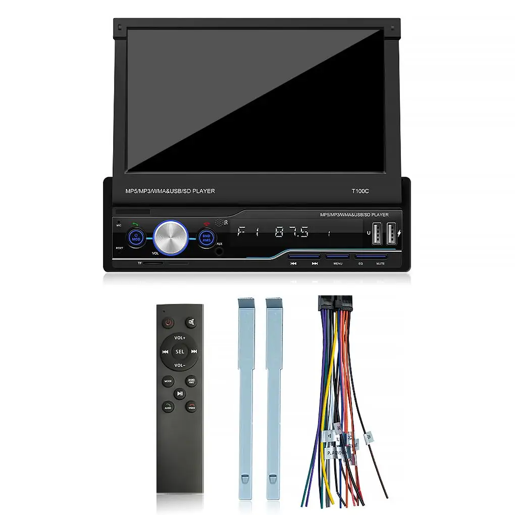 1din Car Radio GPS Navigation 7" HD Retractable Screen Android 9.0 multimedia Player universal Camera audio Video player no DVD
1din Car Radio GPS Navigation 7" HD Retractable Screen Android 9.0 multimedia Player universal Camera audio Video player no DVD