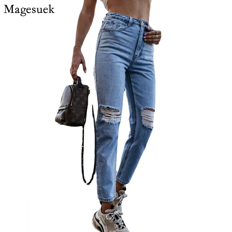 Casual High Waist Denim Trousers Women New 2021 Autumn Fashion Denim Jeans Women Vintage Hole Washed Jeans Straight Pants 18063
Casual High Waist Denim Trousers Women New 2021 Autumn Fashion Denim Jeans Women Vintage Hole Washed Jeans Straight Pants 18063