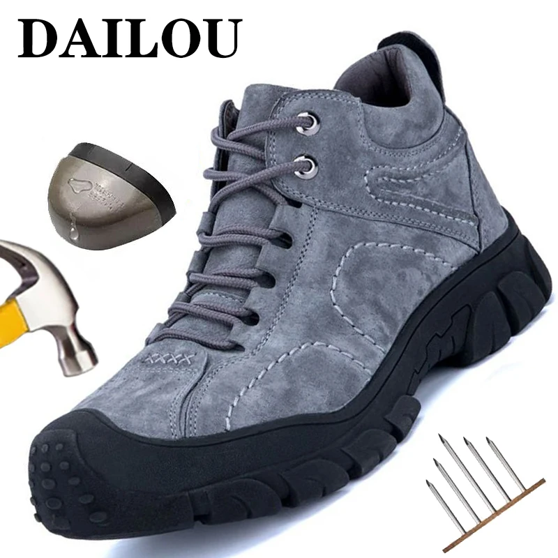 Work Boots Men Steel Toe Safety Shoes Plush Warm Winter Boots Puncture-Proof Work Safety Boots Leather Waterproof Work Shoes
Work Boots Men Steel Toe Safety Shoes Plush Warm Winter Boots Puncture-Proof Work Safety Boots Leather Waterproof Work Shoes