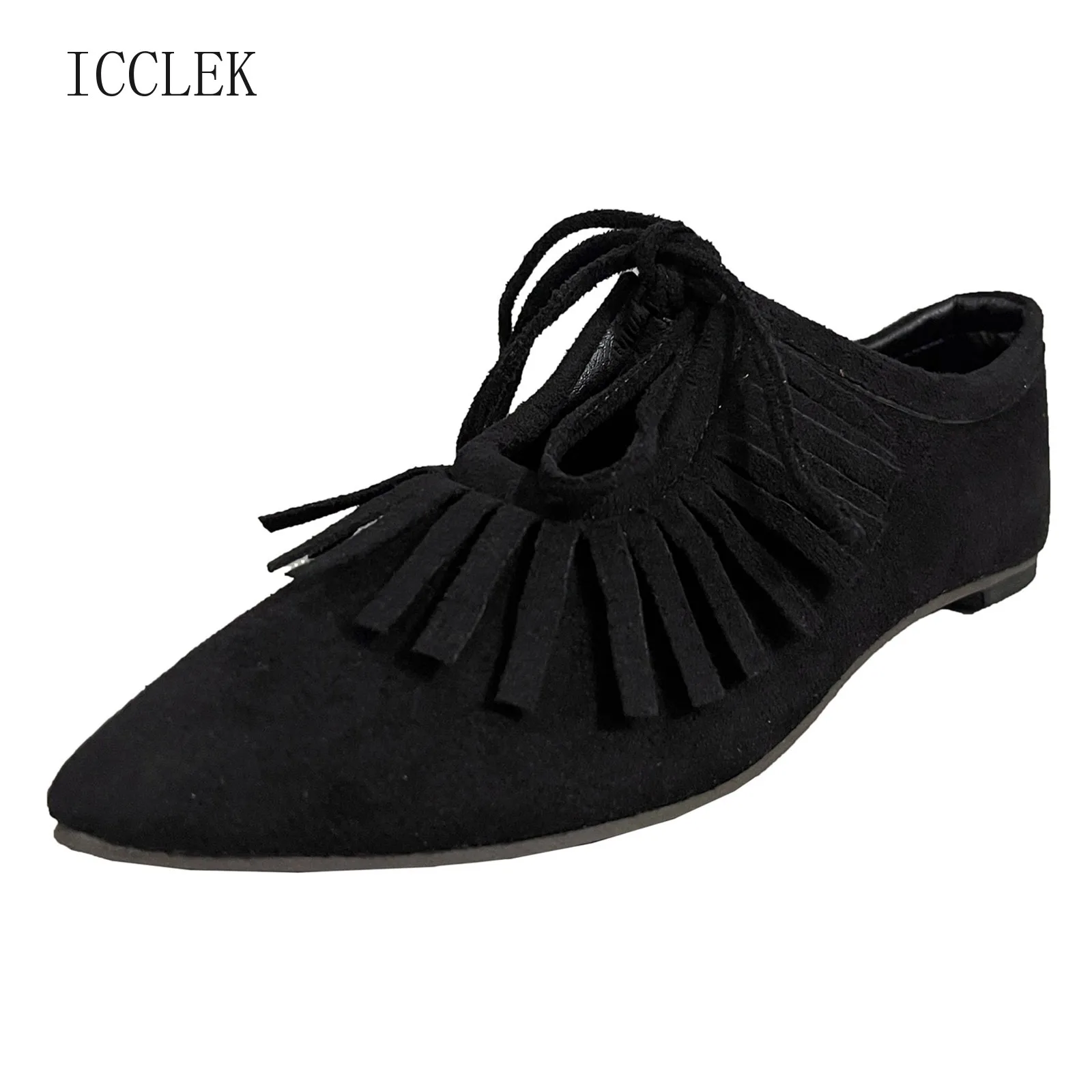 ICCLEK 2021 Woman Tassel Casual Flat Shoes Soft Bottom Comfortable Shallow Mouth Non-slip Women's Single Shoes Womens Shoes
ICCLEK 2021 Woman Tassel Casual Flat Shoes Soft Bottom Comfortable Shallow Mouth Non-slip Women's Single Shoes Womens Shoes