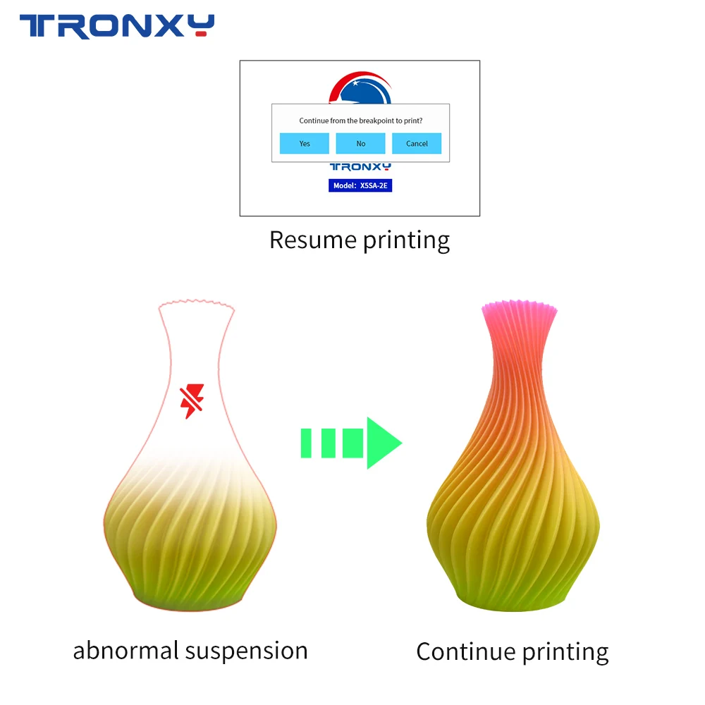 Ultra-quiet High Precision Resume Power Failure Rapid Heating Table 3D Printer Diy Kits with Two Color printing & Titan Extruder
Ultra-quiet High Precision Resume Power Failure Rapid Heating Table 3D Printer Diy Kits with Two Color printing & Titan Extruder