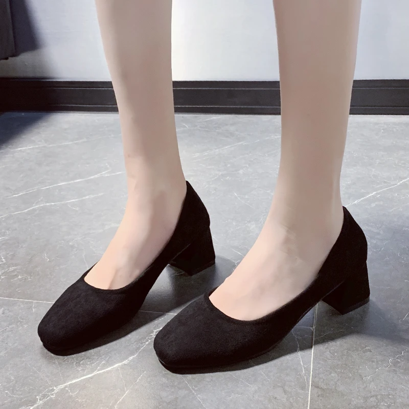 New Suede Ladies High Heels Square Head Shallow Mouth Ladies High Heels Ladies Single Shoes High Heels Women Shoes High Heel
New Suede Ladies High Heels Square Head Shallow Mouth Ladies High Heels Ladies Single Shoes High Heels Women Shoes High Heel