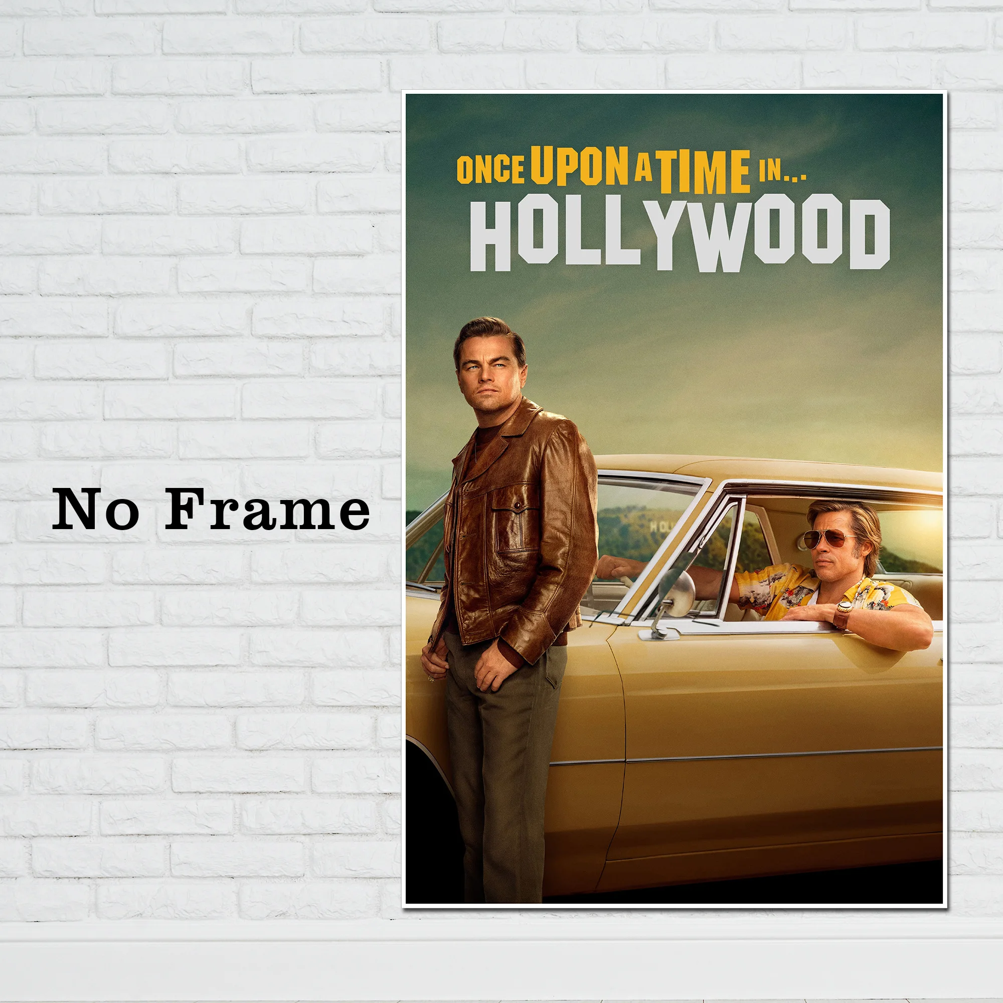 2019 Новый Шелковый постер фильма Once Upon a Time in Hollywood ретро художественные принты