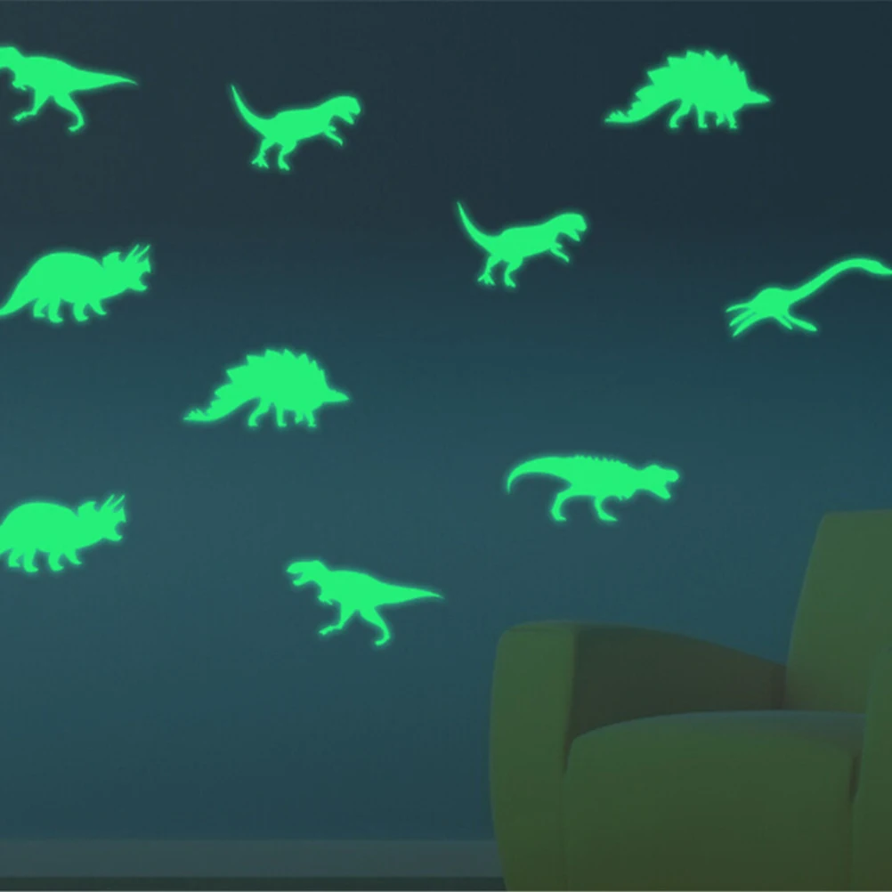 9pcs Luminous Home Decor Decal Baby Kids Room Fluorescent Stickers Dinosaur Glow In The Dark Wall Stickers
9pcs Luminous Home Decor Decal Baby Kids Room Fluorescent Stickers Dinosaur Glow In The Dark Wall Stickers