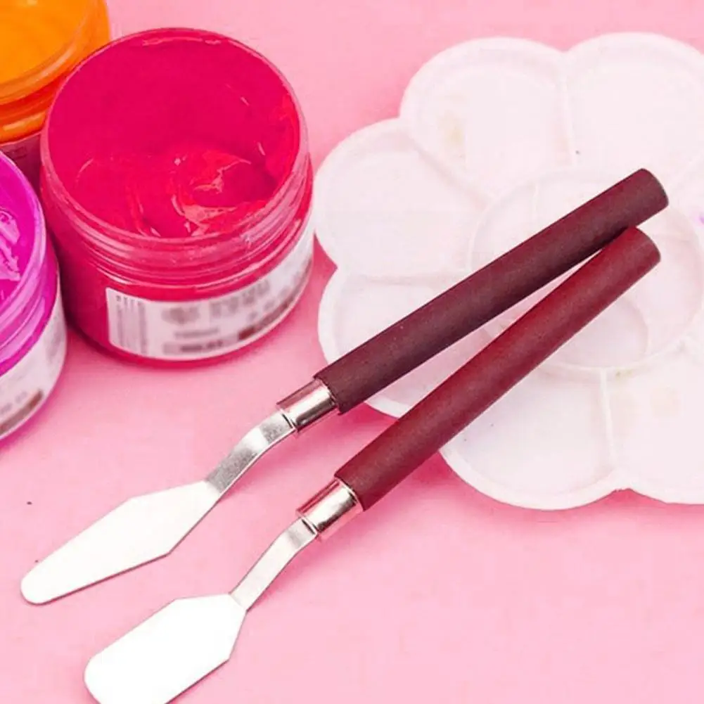 7pcs/set Stainles Steel Oil Painting Knives Artist Flexible Mixing Spatula Knife Painting Scraper Craft Blades Oil Palette J2d6
7pcs/set Stainles Steel Oil Painting Knives Artist Flexible Mixing Spatula Knife Painting Scraper Craft Blades Oil Palette J2d6