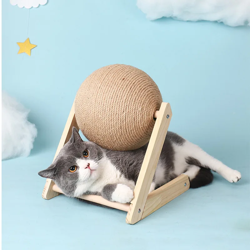 Cat Scratching Board Sisal Cat Toy Vertical Solid Wood Small Cat Scratching Ball Wear-resistant and Non-dandruff Pet Supplies
Cat Scratching Board Sisal Cat Toy Vertical Solid Wood Small Cat Scratching Ball Wear-resistant and Non-dandruff Pet Supplies