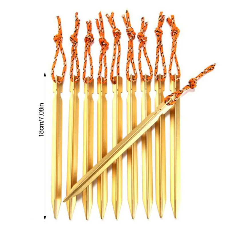 5pcs Tent Pegs 18cm Aluminum Tent Stake with Rope Outdoor Tent Nail Peg Tent Accessories Equipment 
5pcs Tent Pegs 18cm Aluminum Tent Stake with Rope Outdoor Tent Nail Peg Tent Accessories Equipment