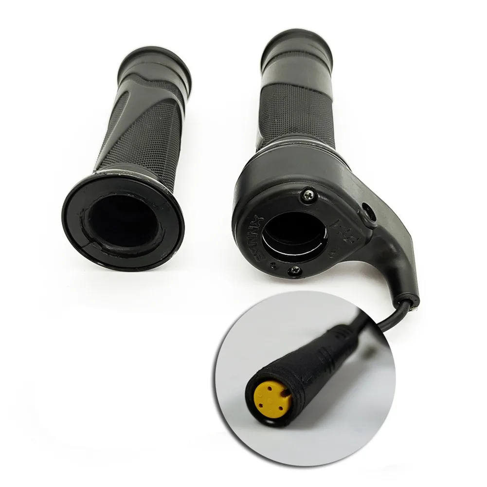 36V 48V Electric Bicycle Ebike Twisting Throttle Grip 3 PIN Sealed Waterproof Connectors For Bafang BBS01 02 SHD E-bike Parts
36V 48V Electric Bicycle Ebike Twisting Throttle Grip 3 PIN Sealed Waterproof Connectors For Bafang BBS01 02 SHD E-bike Parts