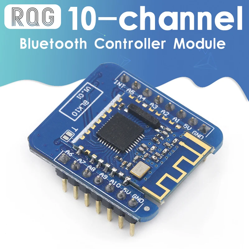 10-channel Bluetooth controller Bluetooth switch module mobile phone remote intelligent single-chip control BLK10 
10-channel Bluetooth controller Bluetooth switch module mobile phone remote intelligent single-chip control BLK10
