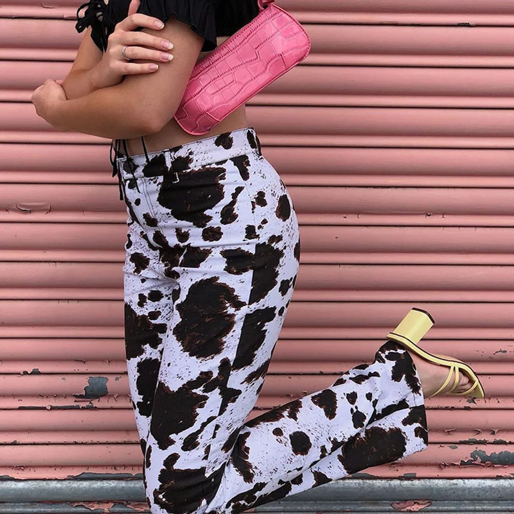 Lady Animal Milk Cow Printed Sweatpants High Waist Pants Cargo Trousers Skinny Long Trousers Streetwear Fall
Lady Animal Milk Cow Printed Sweatpants High Waist Pants Cargo Trousers Skinny Long Trousers Streetwear Fall