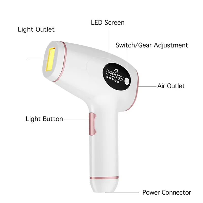 IPL Laser Epilator Pulsed Light Painless Hair Removal Machine 5 Levels Bikini Body Photoepilator For Women Depilador a Laser
IPL Laser Epilator Pulsed Light Painless Hair Removal Machine 5 Levels Bikini Body Photoepilator For Women Depilador a Laser