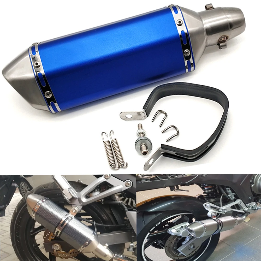 51 мм Универсальная подсветка глушителя выхлопной системы для Honda CBR900RR CBR600F CBR250R