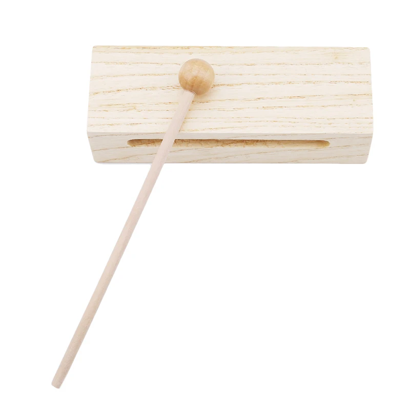 Wooden Percussion Block Woodblock With Mallet Exquisite Kid Children Musical Toy Percussion Instrument Good Birthday Gift
Wooden Percussion Block Woodblock With Mallet Exquisite Kid Children Musical Toy Percussion Instrument Good Birthday Gift