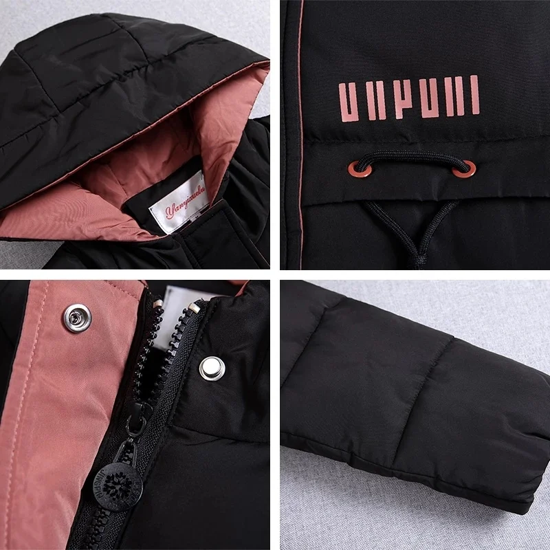 Women's Coats 2021 Hooded Slim Long Parka Female Winter Solid Plus Size Korean Style Stand Collar Thick Coat Ladies
Women's Coats 2021 Hooded Slim Long Parka Female Winter Solid Plus Size Korean Style Stand Collar Thick Coat Ladies