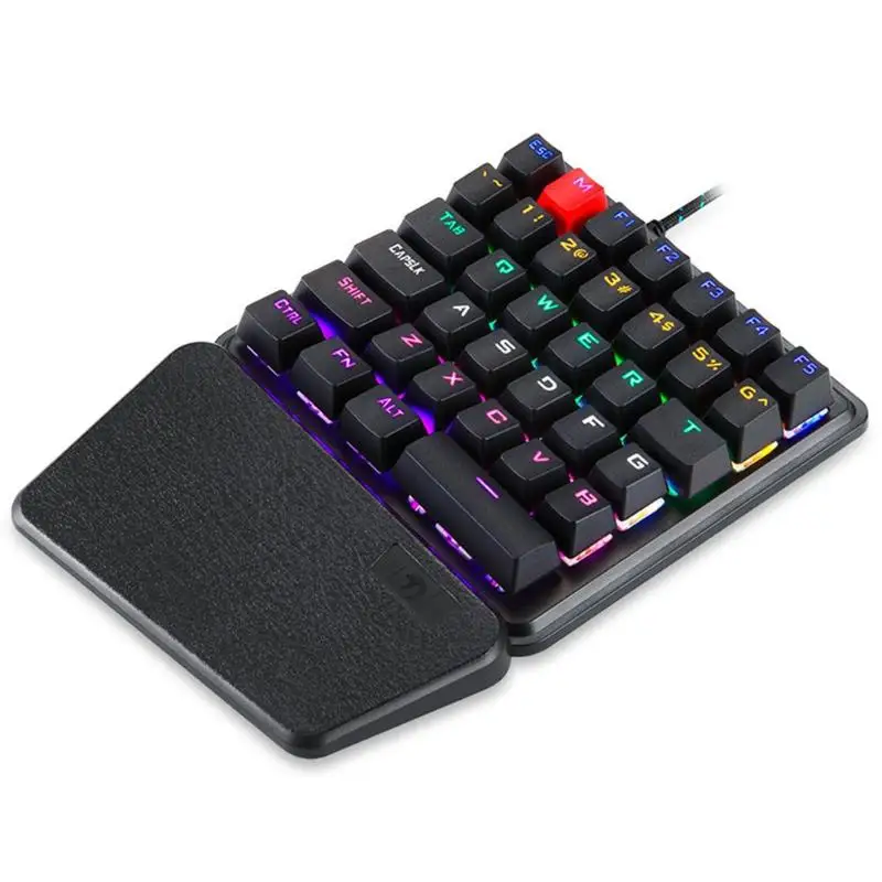 K106 Wired 36 Keys Gaming Mechanical Keyboard USB Ergonomic One-handed Membrane Keyboard for PC Gamer
K106 Wired 36 Keys Gaming Mechanical Keyboard USB Ergonomic One-handed Membrane Keyboard for PC Gamer
