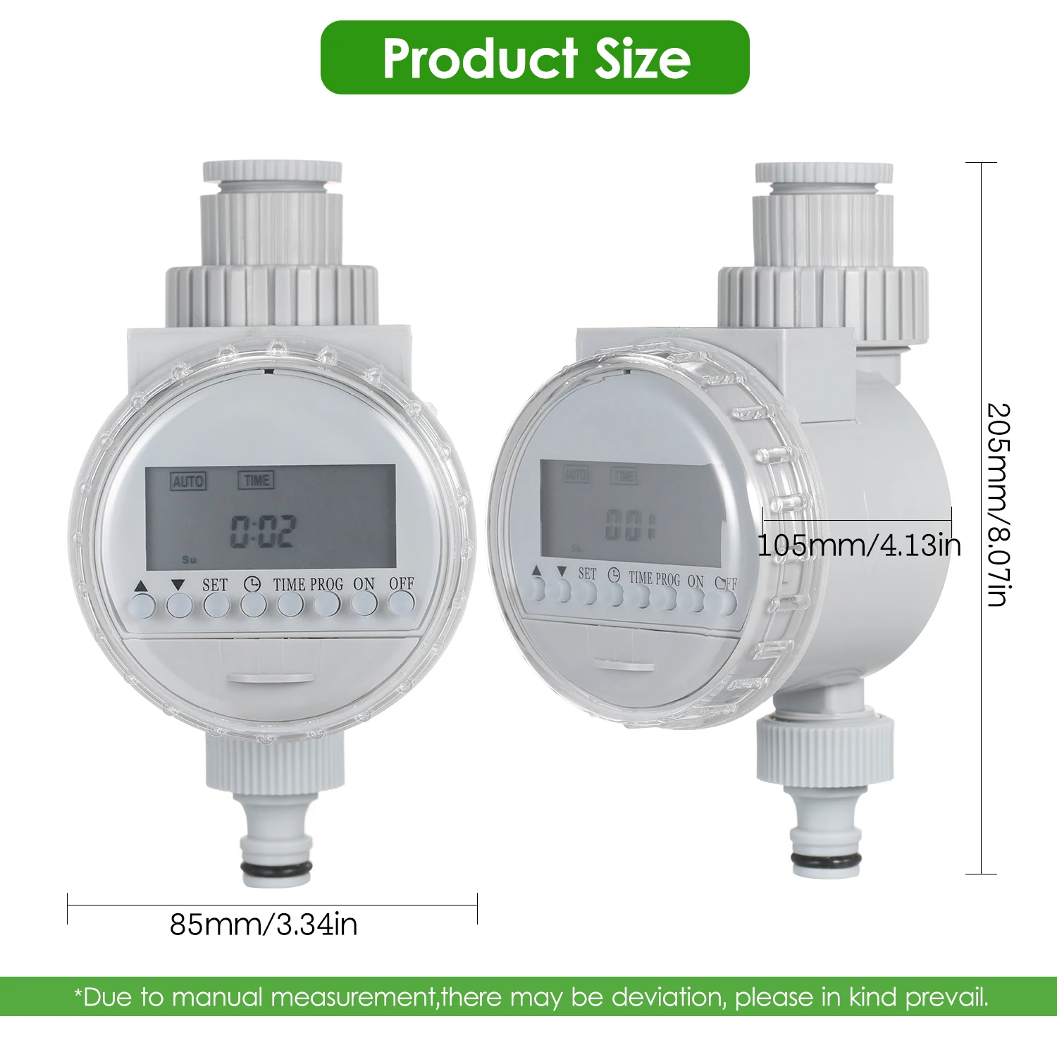 Solar Powered Water Irrigation Timer Electronic Programmable Automatic Watering Controller Hose Faucet Timer with LCD Display
Solar Powered Water Irrigation Timer Electronic Programmable Automatic Watering Controller Hose Faucet Timer with LCD Display