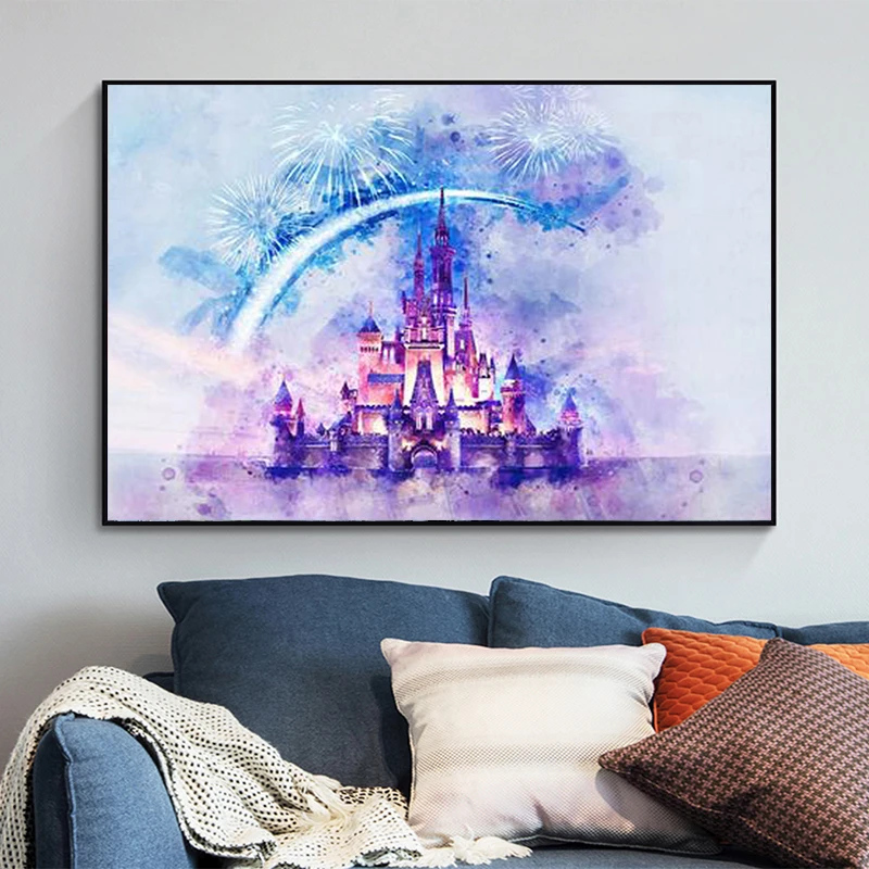 Disney Sleeping Beauty Magic Castle Watercolor Princess Castle Canvas Paintings Poster and Print Wall Art Picture Home Decor
Disney Sleeping Beauty Magic Castle Watercolor Princess Castle Canvas Paintings Poster and Print Wall Art Picture Home Decor