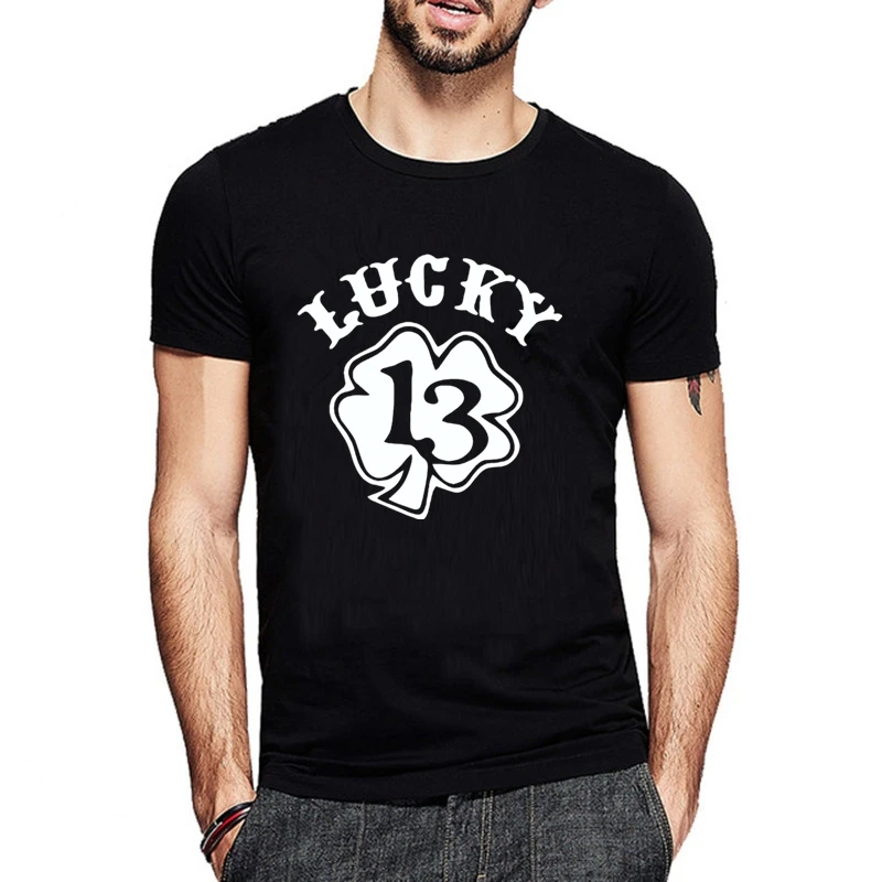 TriDityaHT0210# lucky 13 clover t shirt men tshirt men's tshirt summer Tshirt fashion cool O neck short sleeve shirt
TriDityaHT0210# lucky 13 clover t shirt men tshirt men's tshirt summer Tshirt fashion cool O neck short sleeve shirt