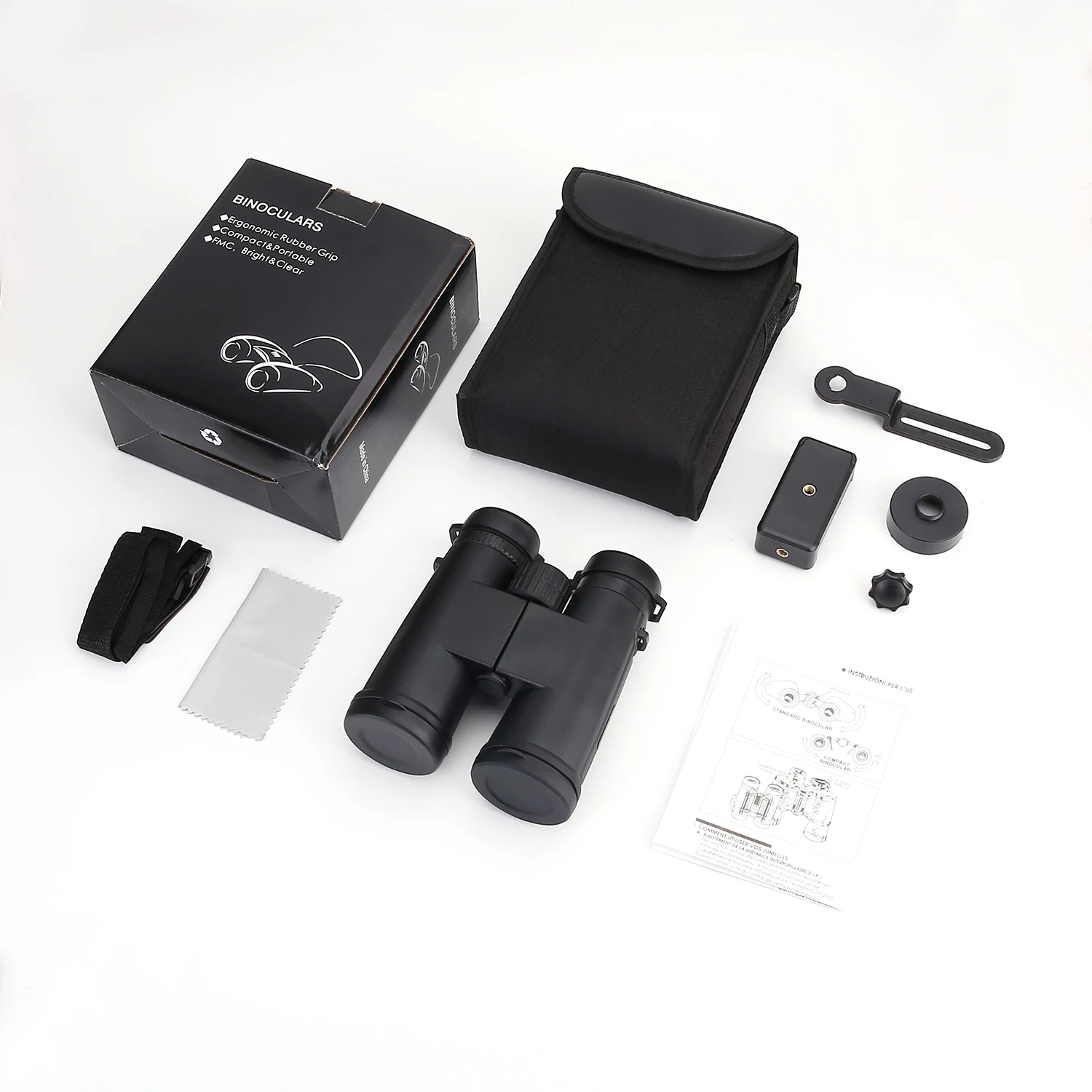 10x42 Binoculars Hunting Camping and Traveling BAK4 Prism FMC Coating HD Low Light Vision Powerful Zoom Binoculars
10x42 Binoculars Hunting Camping and Traveling BAK4 Prism FMC Coating HD Low Light Vision Powerful Zoom Binoculars