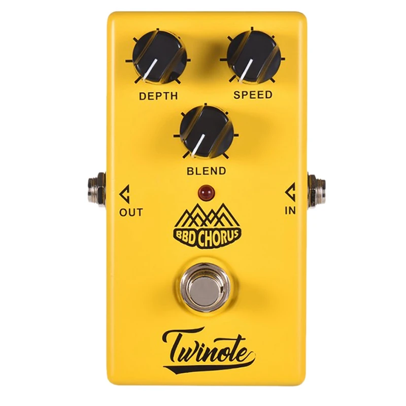 Twinote BBD Chorus Sound Guitar Effect Pedal True Bypass Analog Chorus Effects Pedal Processsor Delay for Guitar Accessories
Twinote BBD Chorus Sound Guitar Effect Pedal True Bypass Analog Chorus Effects Pedal Processsor Delay for Guitar Accessories