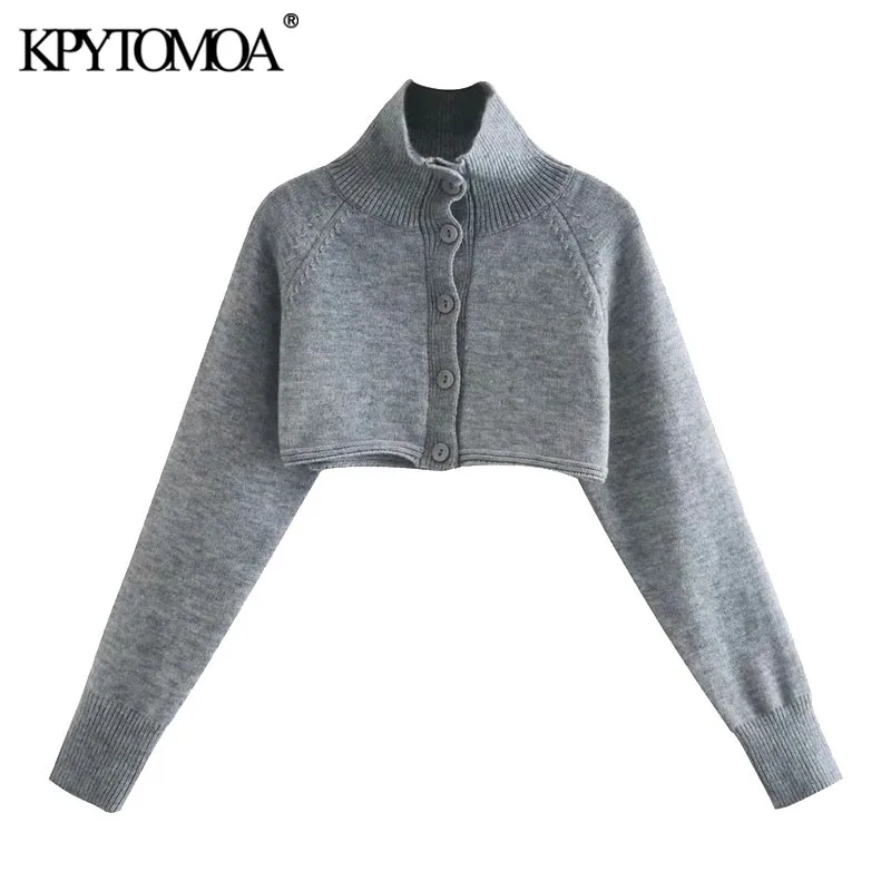 KPYTOMOA женский 2021 Модный укороченный вязаный кардиган свитер винтажная верхняя одежда с высоким воротником и длинным рукавом шикарные топы
KPYTOMOA женский 2021 Модный укороченный вязаный кардиган свитер винтажная верхняя одежда с высоким воротником и длинным рукавом шикарные топы