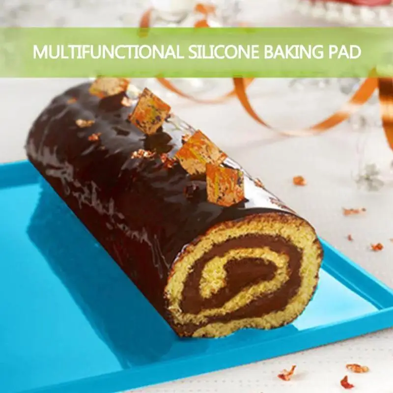 Silicone Swiss Roll Baking Mats Kitchen Sushi Accessories Thin Cake Rolls Molds Shaping Bread Tool
Silicone Swiss Roll Baking Mats Kitchen Sushi Accessories Thin Cake Rolls Molds Shaping Bread Tool