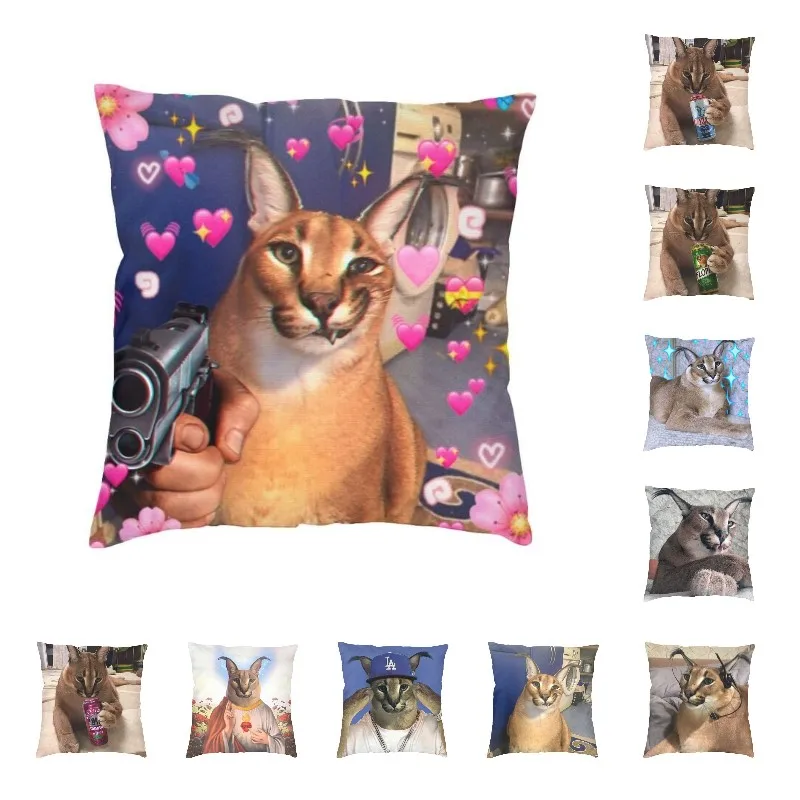 Floppa Nordic Throw Pillow Cover Home Decor Big Cat Sofa Cushion Case Double-Sided Printing Office Decorative Pillows
Floppa Nordic Throw Pillow Cover Home Decor Big Cat Sofa Cushion Case Double-Sided Printing Office Decorative Pillows