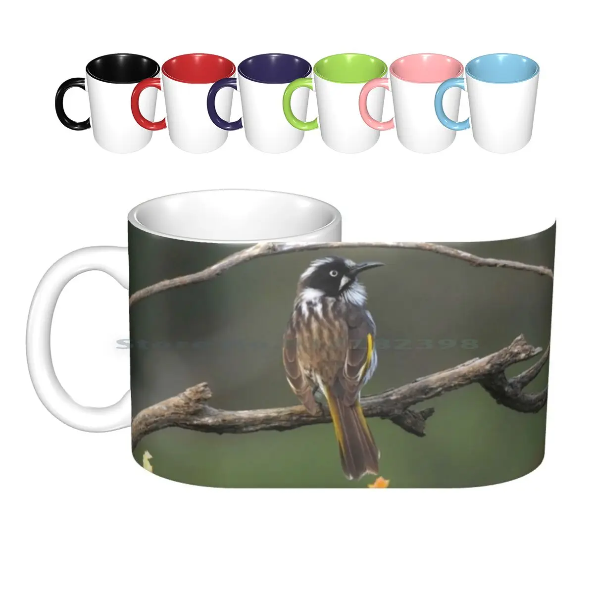 Керамические кружки Honeyeater кофейные чашки кружка для молока чая птица родная