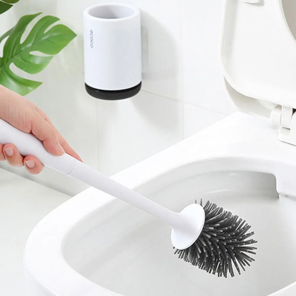 TPR Silicone Head Toilet Brush Quick Draining Clean Tool Wall-Mount Or Floor-Standing Cleaning Brush Bathroom Accessories
TPR Silicone Head Toilet Brush Quick Draining Clean Tool Wall-Mount Or Floor-Standing Cleaning Brush Bathroom Accessories