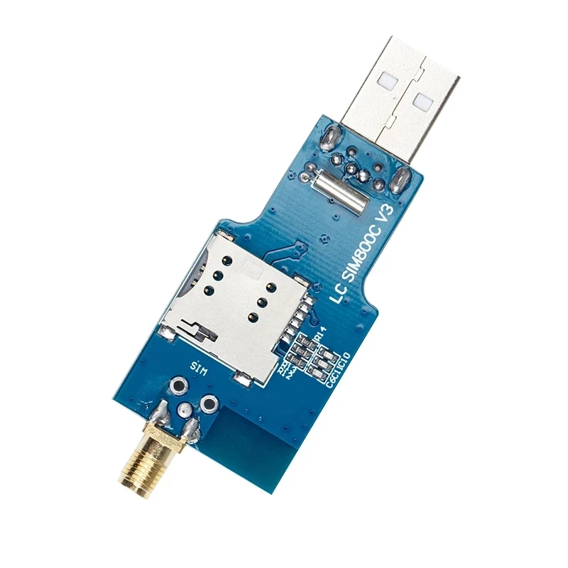 Четырёхдиапазонный модуль GSM GPRS SIM800 SIM800C с USB на для беспроводных Bluetooth