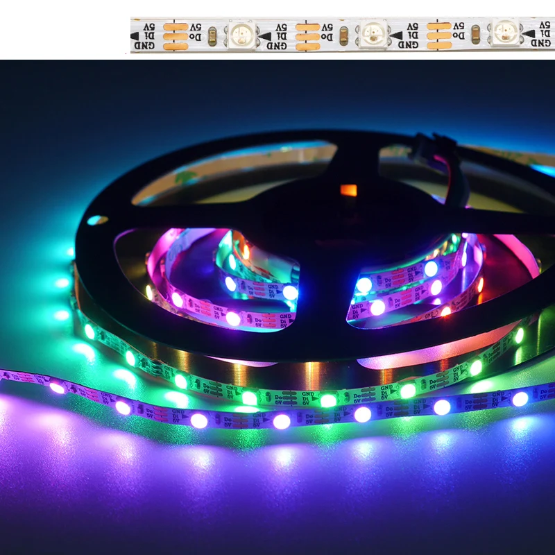 White PCB 4mm 3535 RGB SK6812 LED strip light 1m/2m/3m/4m/5m Addressable 60leds/m DC5V Super bright Lamp Tape IP30
White PCB 4mm 3535 RGB SK6812 LED strip light 1m/2m/3m/4m/5m Addressable 60leds/m DC5V Super bright Lamp Tape IP30