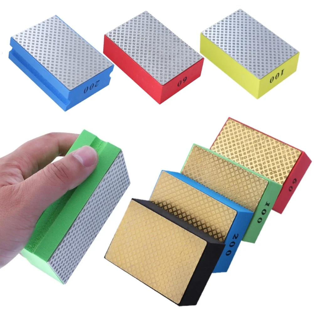 Diamond Hand Polishing Pads 95x60mm Tile Glass Abrasive Grinding Block Pad Stone Marble Ceramic Abrasive Sanding Disc
Diamond Hand Polishing Pads 95x60mm Tile Glass Abrasive Grinding Block Pad Stone Marble Ceramic Abrasive Sanding Disc