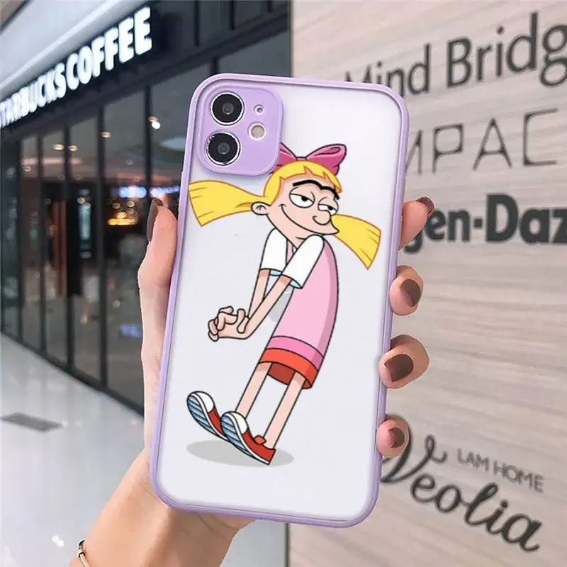 Hey Arnold Helga cute cartoon Phone Cases matte transparent For iphone 7 8 11 12 plus mini x xs xr pro max cover
Hey Arnold Helga cute cartoon Phone Cases matte transparent For iphone 7 8 11 12 plus mini x xs xr pro max cover
