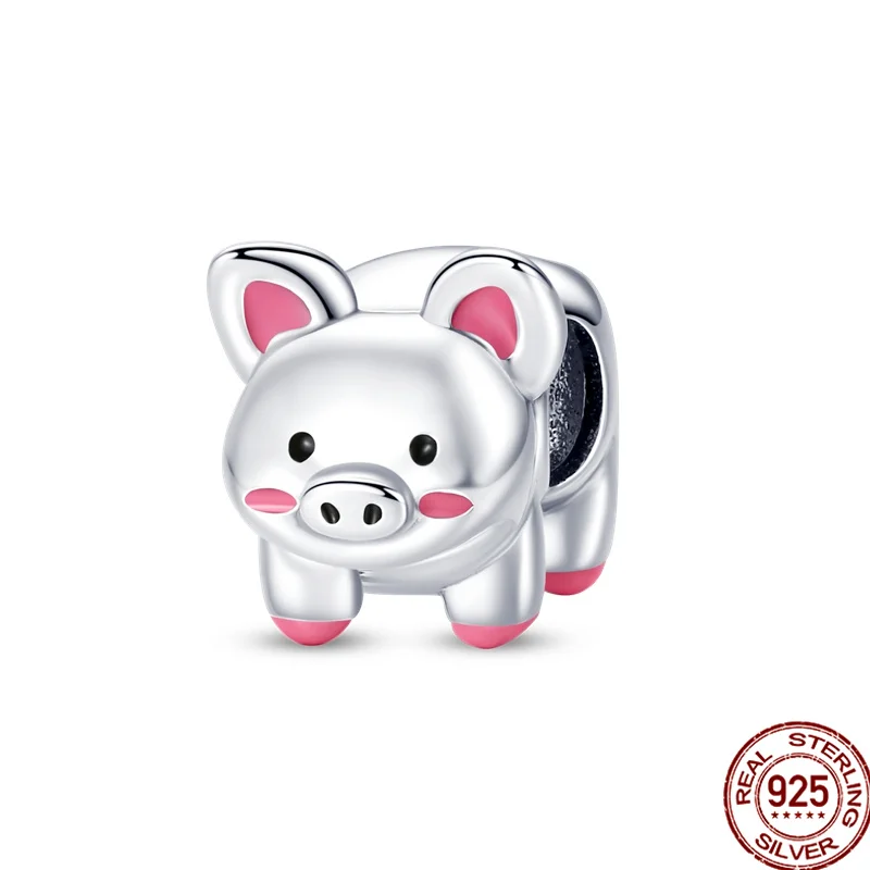 100% Real 925 Sterling Silver Cute pig Charms Fit Original pandora Bracelet&Bangle For Women Birthday Fashion Jewelry Gift
100% Real 925 Sterling Silver Cute pig Charms Fit Original pandora Bracelet&Bangle For Women Birthday Fashion Jewelry Gift